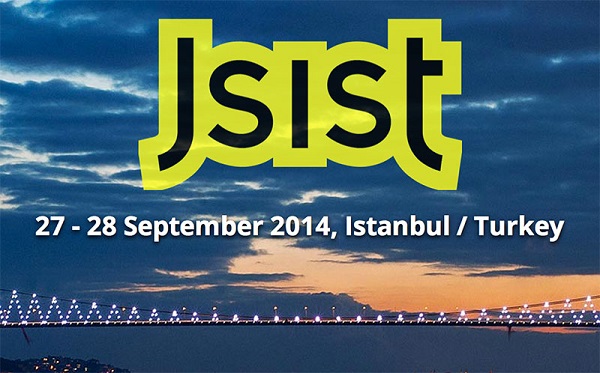 Jsist: İstanbul JavaScript Konferansı, İstanbul Nişantaşı'nda 27 - 28 Eylül tarihleri arasında düzenlenecek